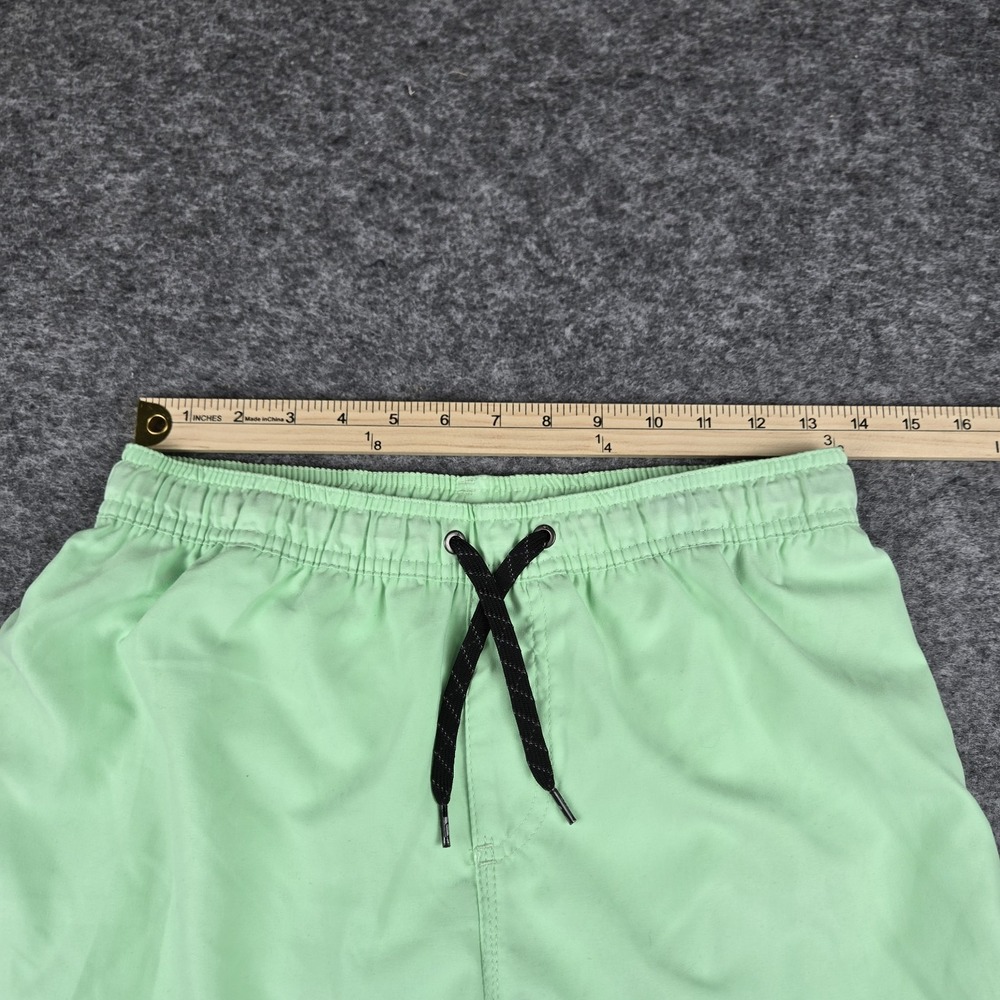 Quiksilver Swim Trunks Mens Volley Shorts Lime Green Board Shorts Lined Small - Picture 10 of 14